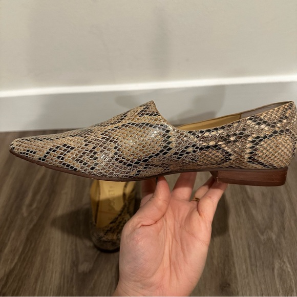 Sole Society So-Kapa Brown Snake Print Women's Loafers - Picture 7 of 9